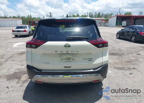 2021 Nissan Rogue Platinum Intelligent Awd из США, поврежденный, VIN JN8AT3DD5MW321758